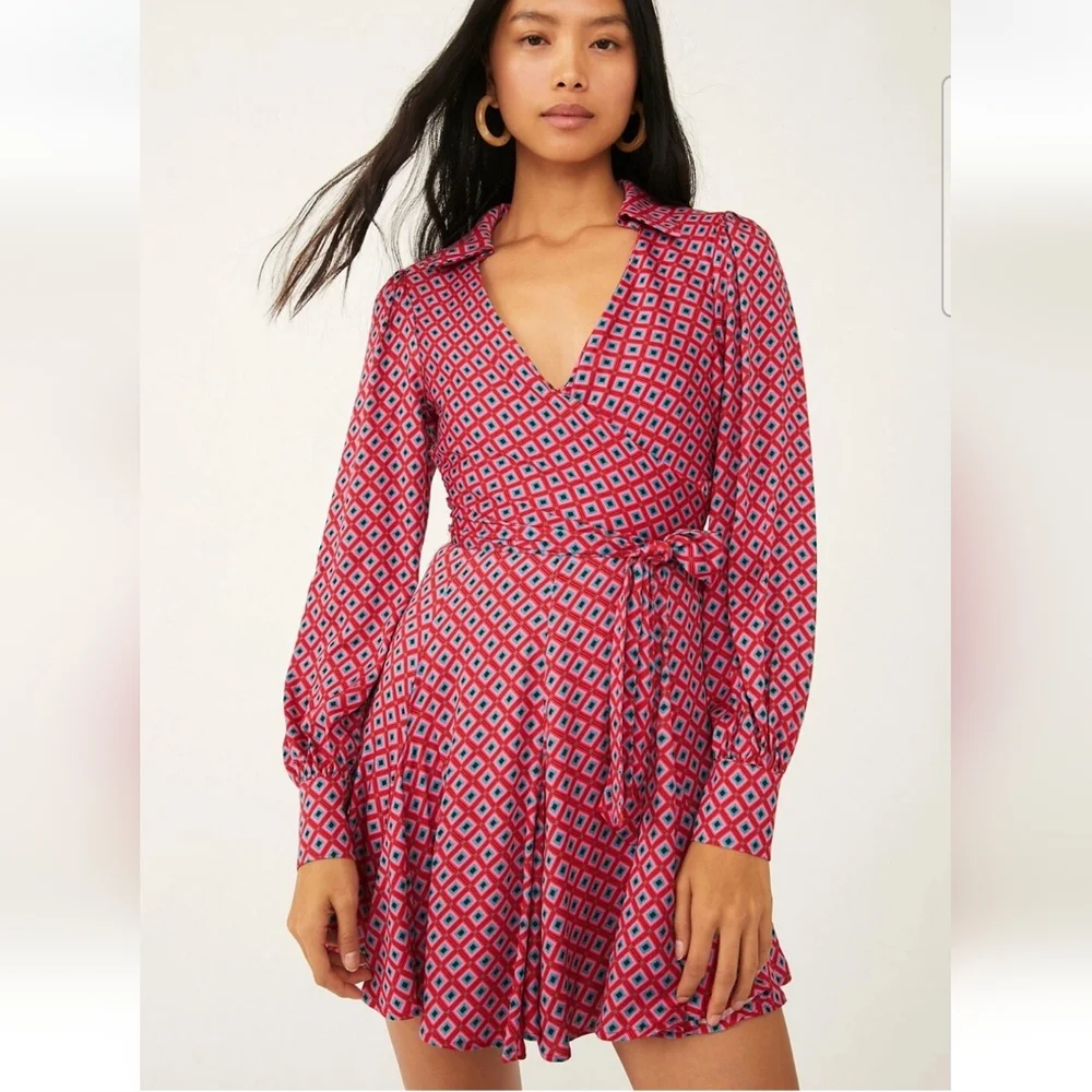 NWT Free People It Takes Two Mini Dress Women’s Size M